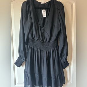 Abercrombie long sleeve smocked dress (size large tall)
